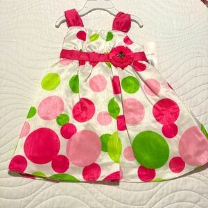 Fuchsia Rare Editions Dot Dress